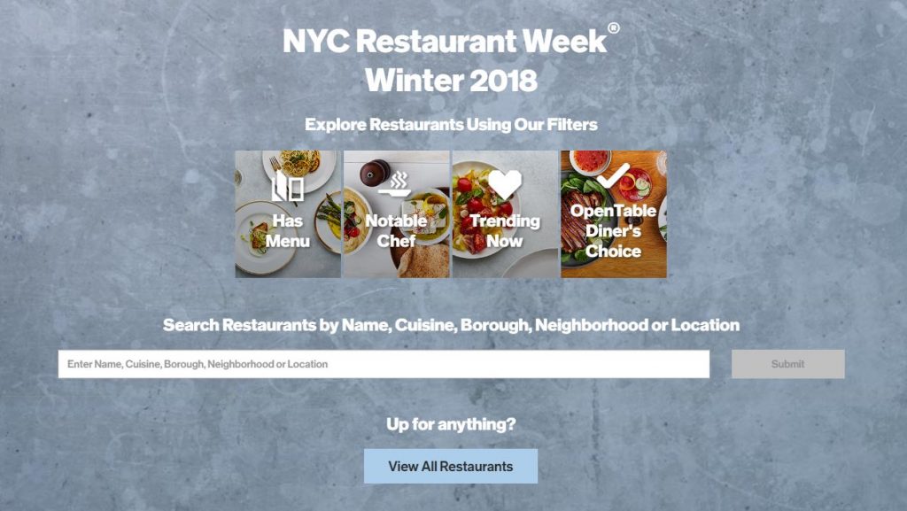 TipsForTravelers » LHC Tips for NYC Winter Restaurant Week